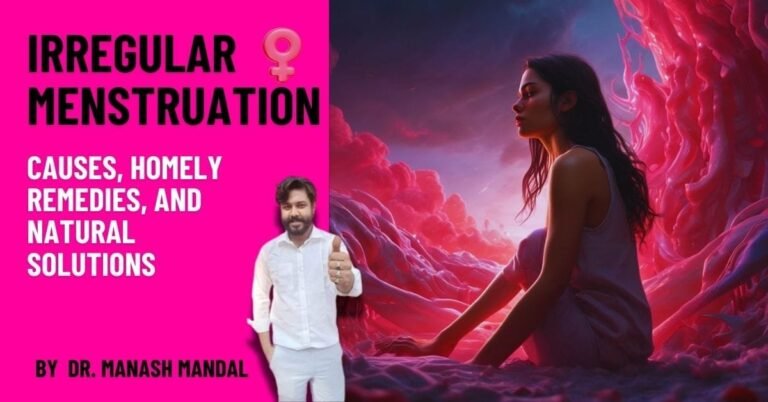 Irregular Menstruation: Causes, Ayurvedic Remedies, and Natural Solutions