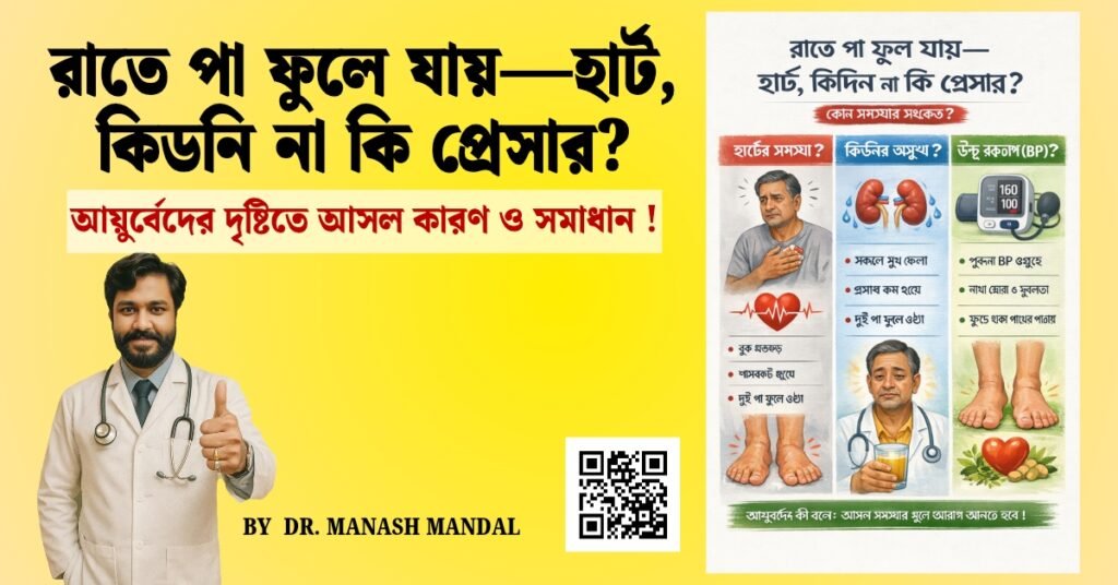 আয়ুর্বেদের দৃষ্টিতে আসল কারণ ও সমাধান Dr. Manash